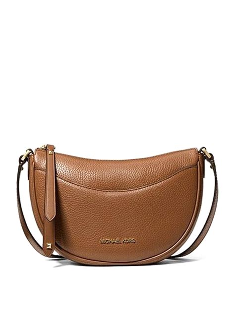 michael kors dover small half moon crossbody|Michael Kors Small Dover Half Moon Crossbody Bag .